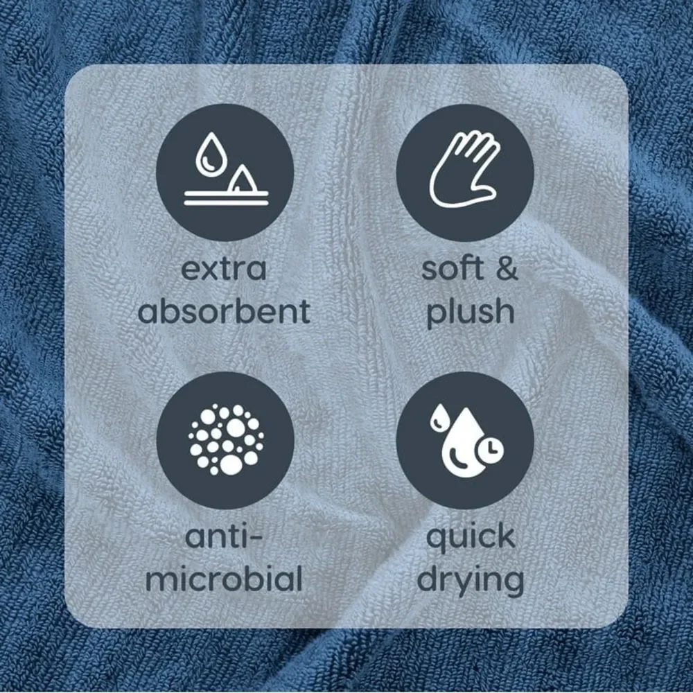 Mainstays Performance Textured Quick Dry Bath Towel 54